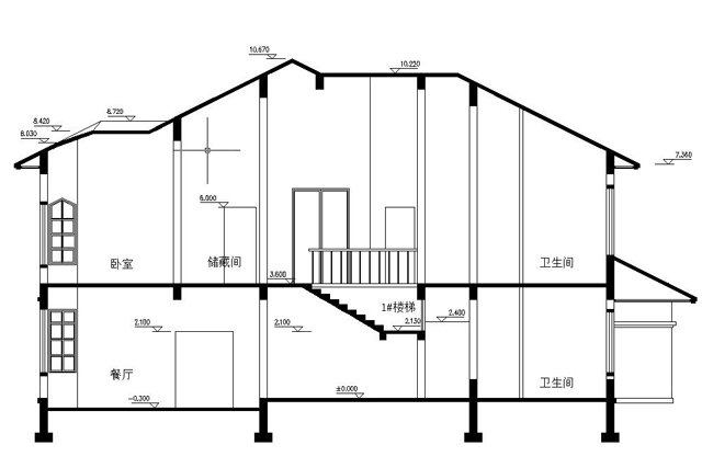 鋼結構別墅：FK-GH202+兩層-19.60X14.60米(圖3)