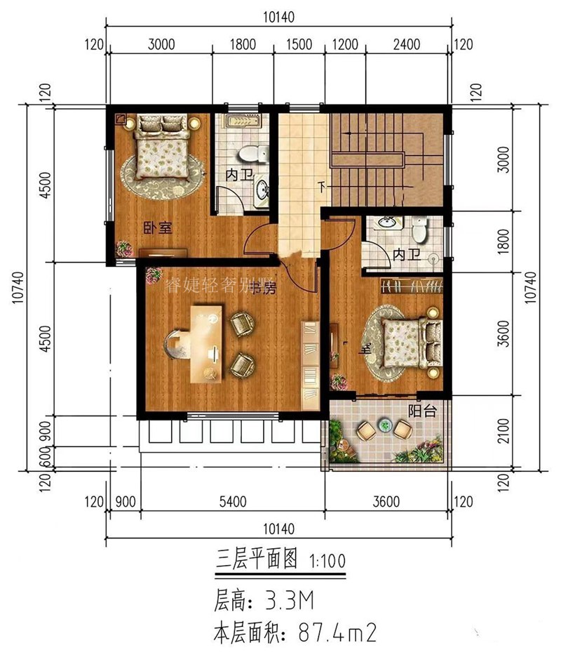 現代風格小戶型，漂亮(圖4)